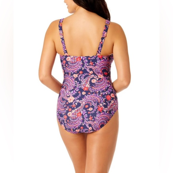 Lands End 1 pc Grecian Style Swimsuit XL - Picture 2 of 12